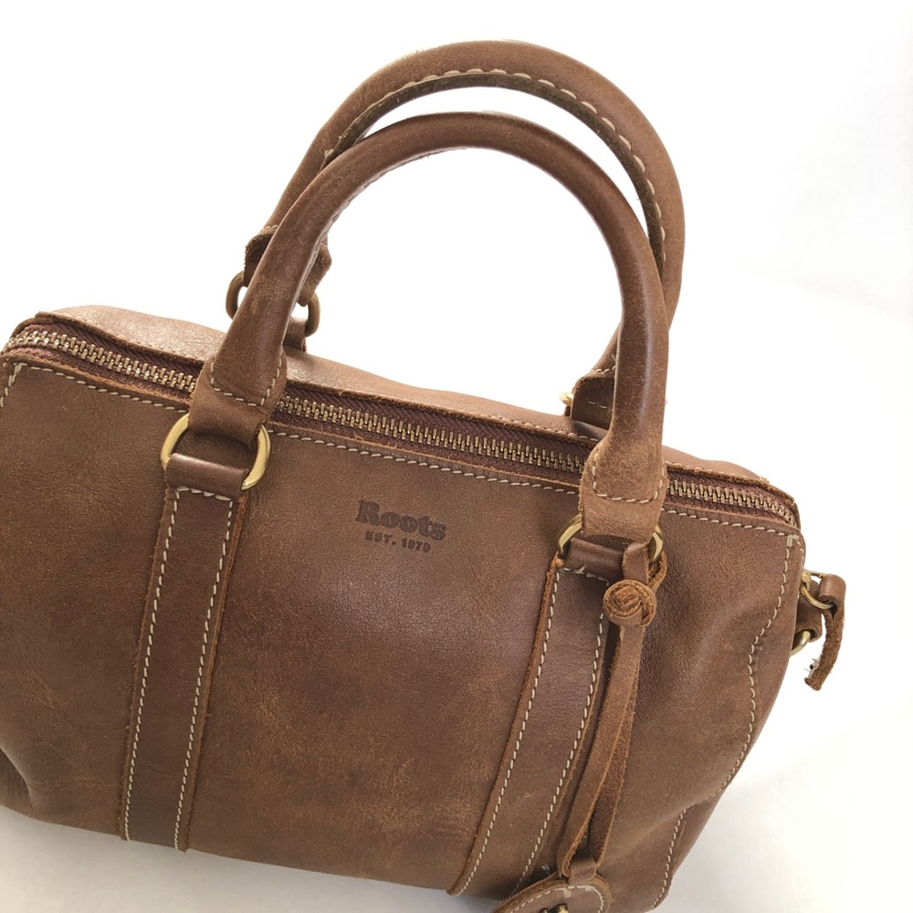 Roots City Banff Bag in Natural Tribe Leather - Picture 4 of 7